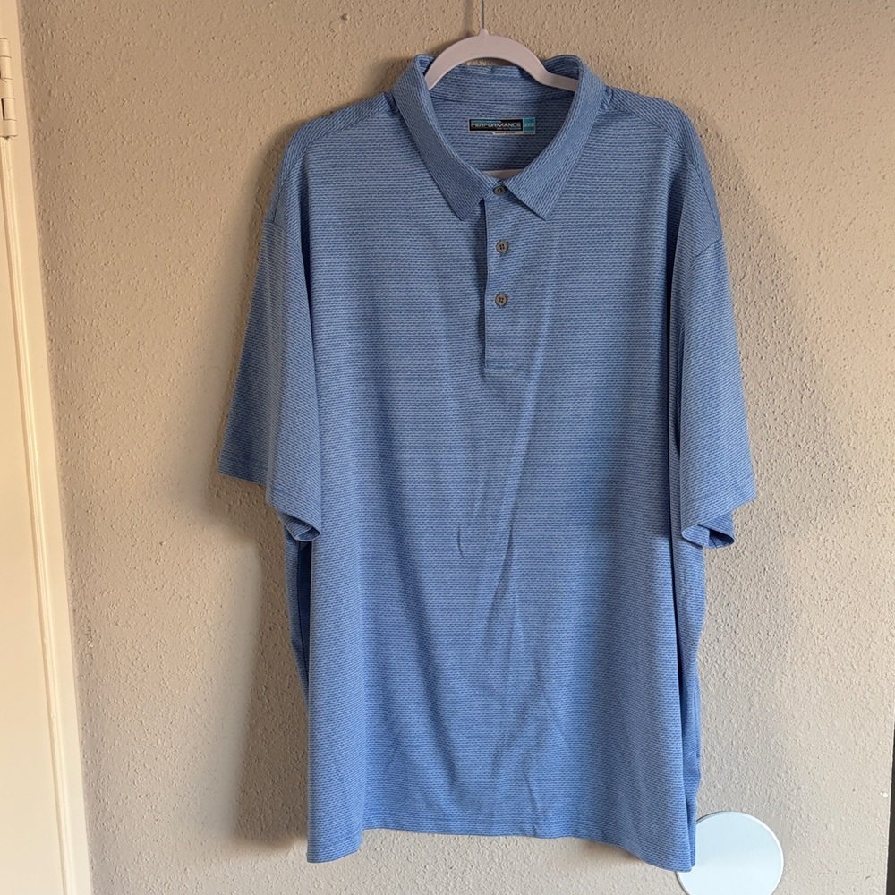 Roundtree & Yorke Light Blue Polo Shirt